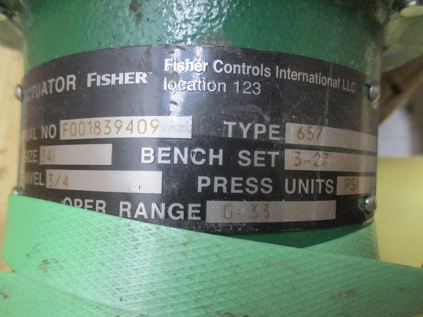 FISHER 657 ES 0-33PSI NSMP