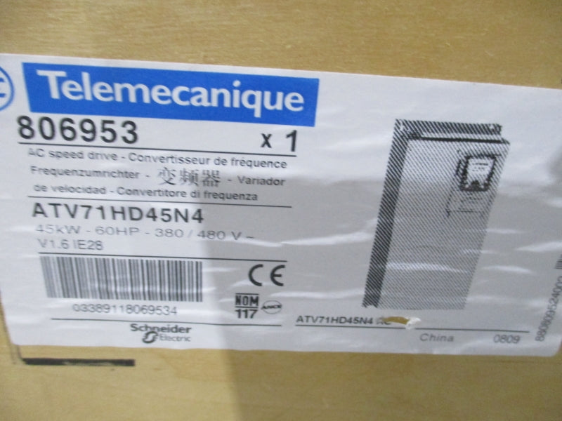 TELEMECANIQUE ATV71HD45N4 380/480V NSMP