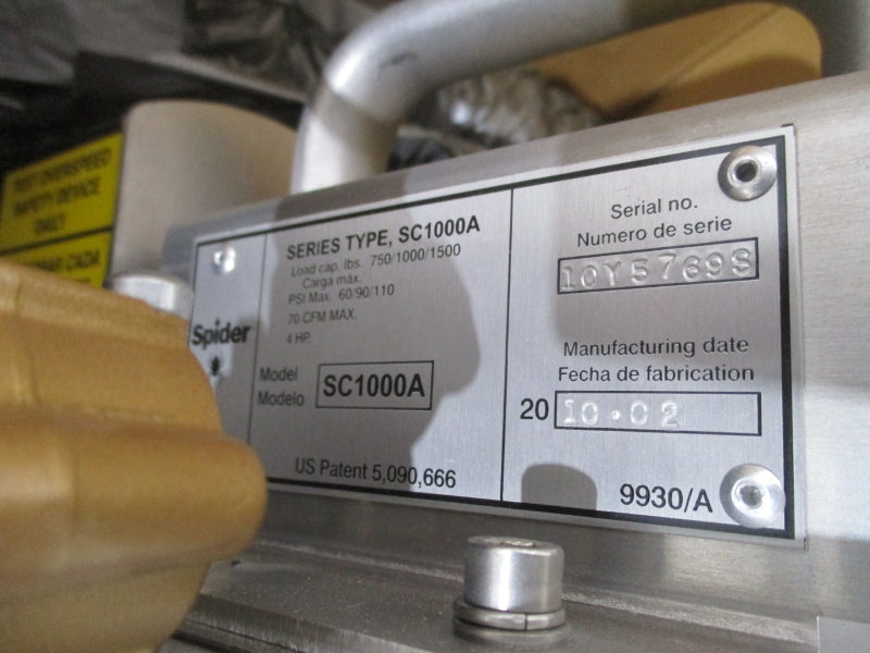 SPIDER SC1000A 60/90/110PSI NSMP