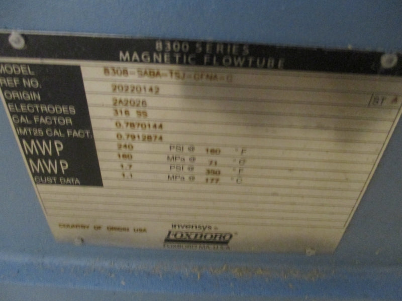 FOXBORO 8308-SABA-TSJ-GFNA-G 240PSI NSMP