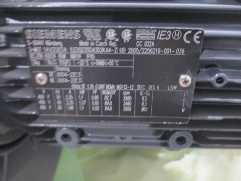SIEMENS 1PH8224-1MF13-2BA1-Z 500V 168A NSNP