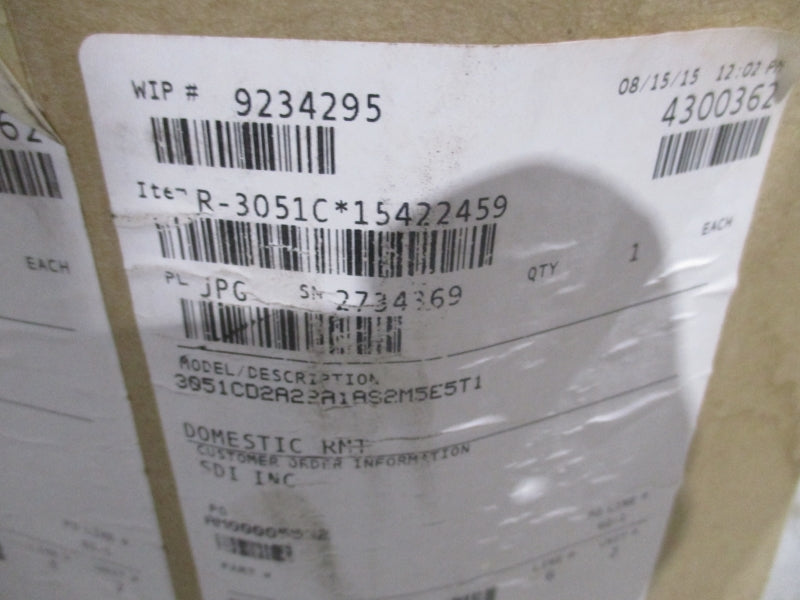 ROSEMOUNT 3051CD2A22A1AS2M5E5T1 10.5-42.4VDC  720PSI NSMP