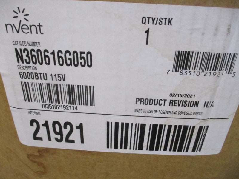 HOFFMAN N360616G050 115V 8.6/9.4A 150-350PSI NSMP