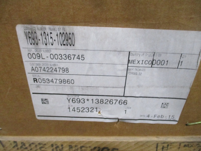 FISHER Y693-1315-102950 1/2" NSMP