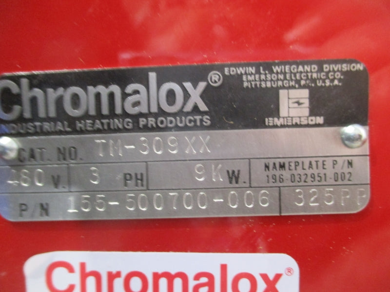 CHROMALOX TM-309XX 155-500700-006 480V NSMP