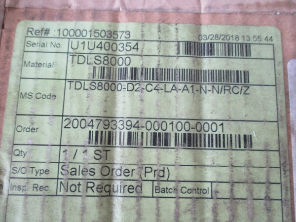 YOKOGAWA TDLS8000-D2-C4-LAA1-N-N/RC/Z (PKG OF 2) NSMP