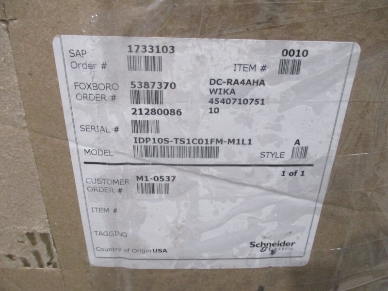 SCHNEIDER ELECTRIC IDP10S-TS1C01FM-M1L1 12.5-42VDC NSMP