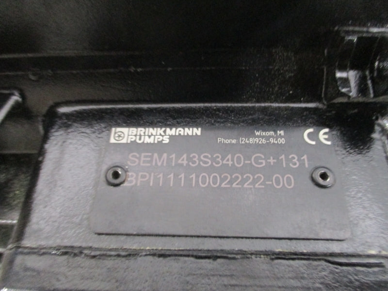 BRINNKMANN PUMPS ZS090090-MF+250 230/460V 3.8A UNMP