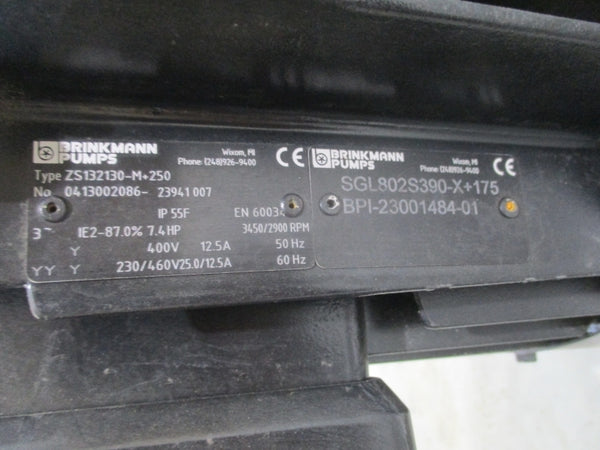 BRINKMANN PUMPS ZS132130-M+250 230/460V 25.0/12.5A NSNP
