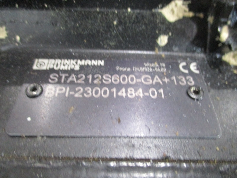 BRINKMANN PUMPS ZS090090-MF+250 230/460V 7.6/3.8A NSNP
