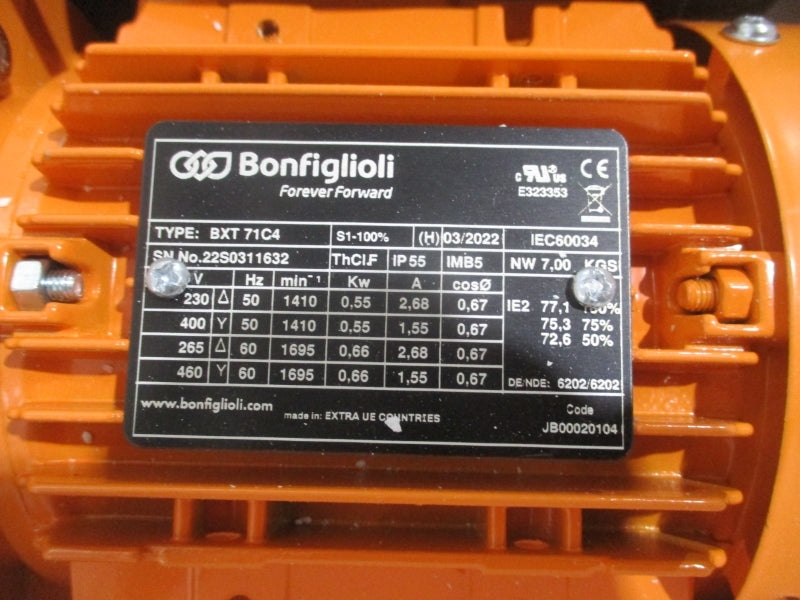 PROMINENT S3CBH070410PVTS170UD81001EN 100-240V 7.6-3.1A 100PSI NSMP