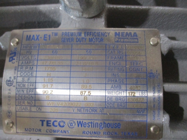WESTINGHOUSE EP7/54 230/460V 17.7/3.35A NSMP