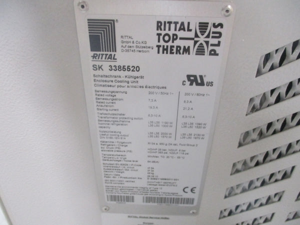 RITTAL SK3385520 200V 21.2A NSMP