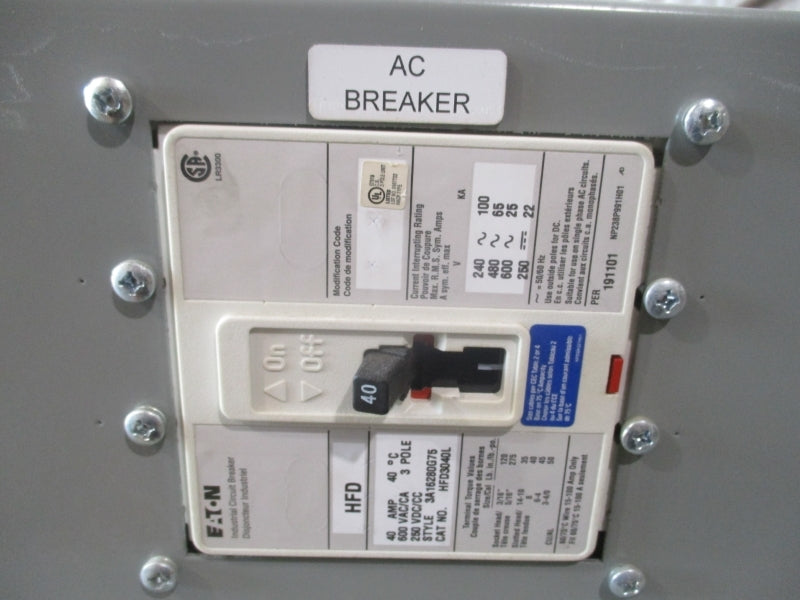 SOLARIS P4600-3-125-100 480V 26A UNMP