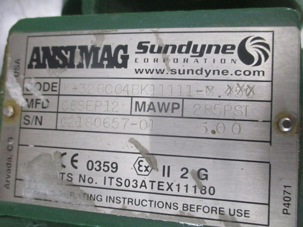 SUNDYNE K+326C04BK11111-6.450 208-230/190V 13-12/8.6A UNMP
