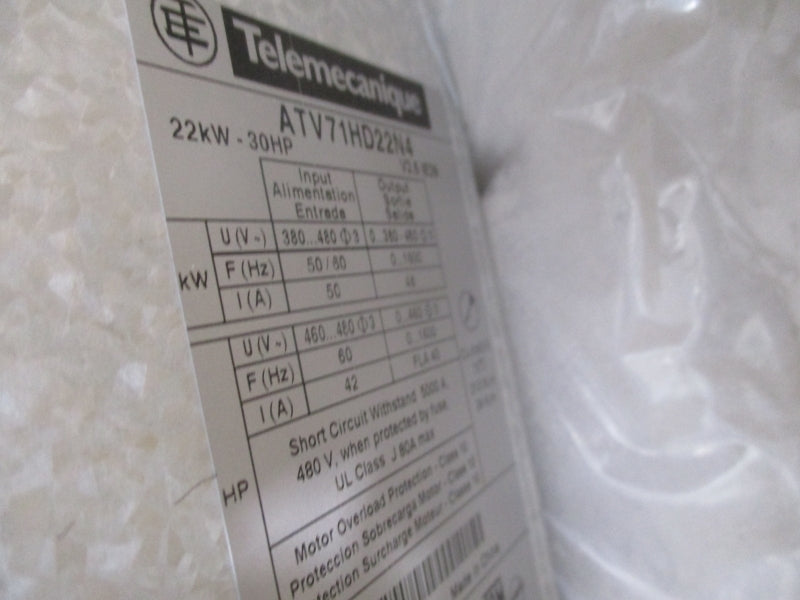 TELEMECANIQUE ATV71HD22N4 380-480V 50A NSMP