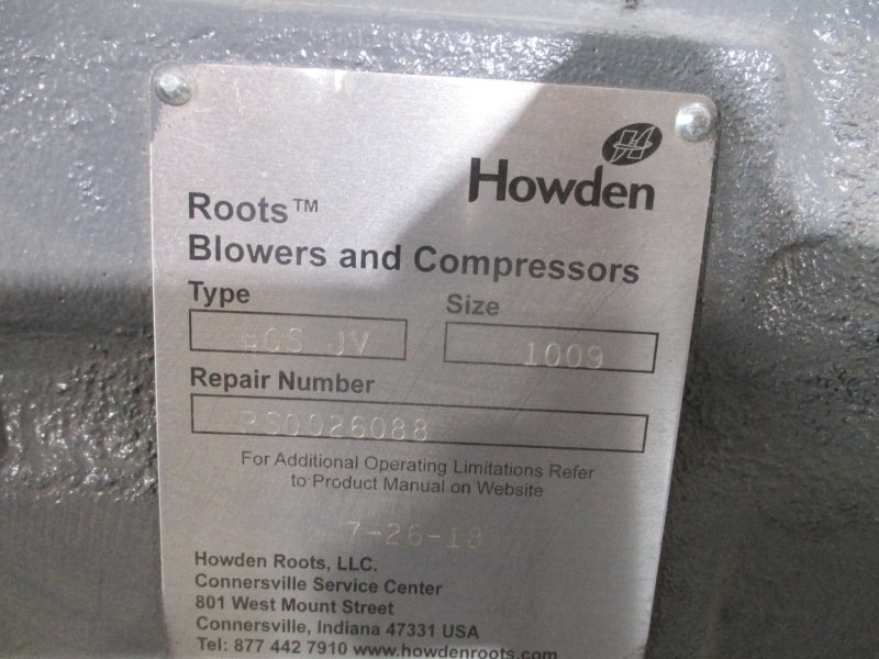 ROOTS DRESSER 10X9 RGS JV  18.5PSI NSNP