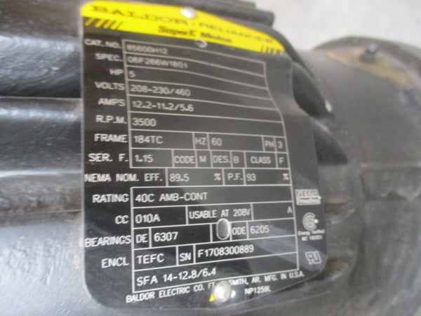 GRUNDFOSS A96523717P117380006 CRN15-02 A-FGJ-G-E-HQQE 208-230/460V 12.2-11.2/5.6A 363/248PSI NSNP