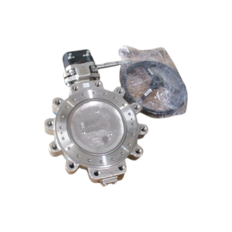 DELVAL FLOW CONTROLS STAINLESS BUTTERFLY VALVE 45100444U5G 170PSI 10" NSNP