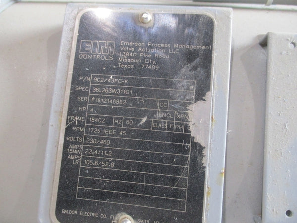 EIM CONTROLS 9C2/43FC-K 230/460V 22.4/11.2A NSNP