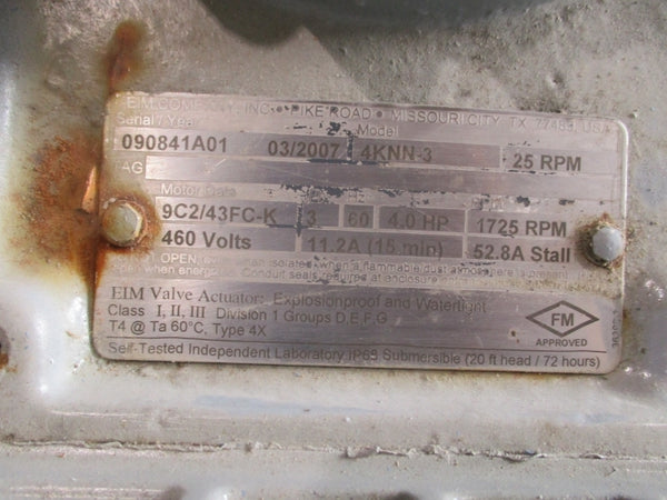 EIM CONTROLS 9C2/43FC-K 230/460V 22.4/11.2A NSNP