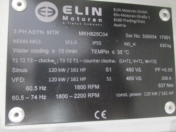 ELIN MOTOREN MKH825C04 460V 206A NSNP