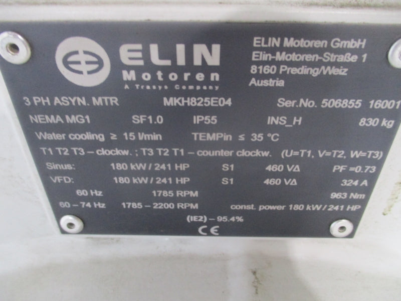 ELIN MOTOREN MKH825E04 460V 324A NSNP