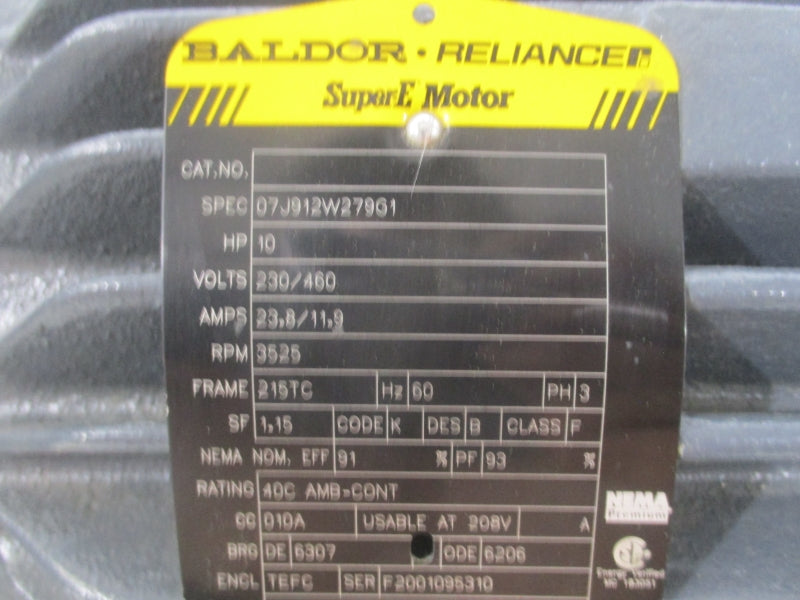 BUSCH MV0312.B006.XXXX MV 0312 B 230/460V 23.8/11.9A NSNP