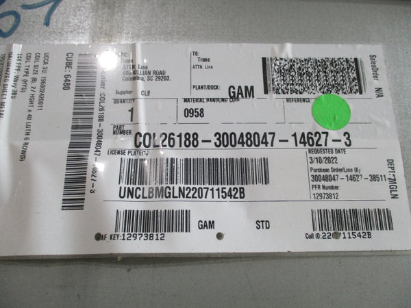 TRANE COL26188-30048047-14627-3 NSNP