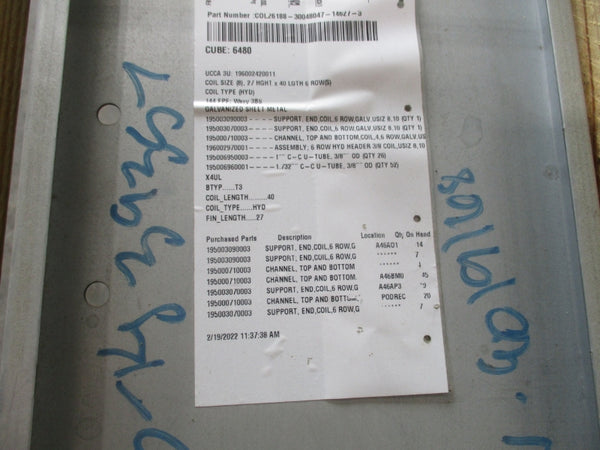 TRANE COL26188-30048047-14627-3 NSNP