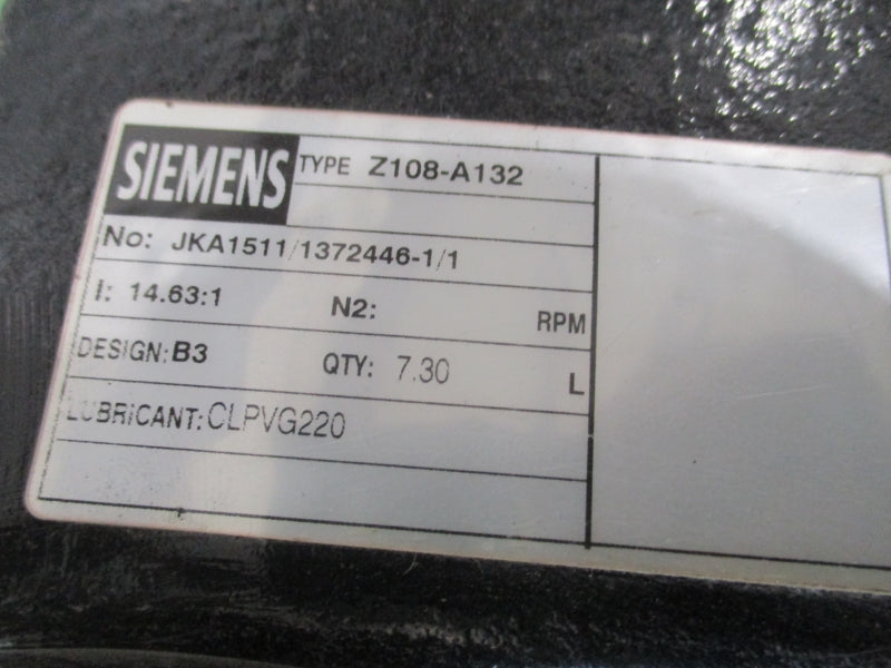 SIEMENS JKA1511/1372446-1/1 Z108-A132 NSNP