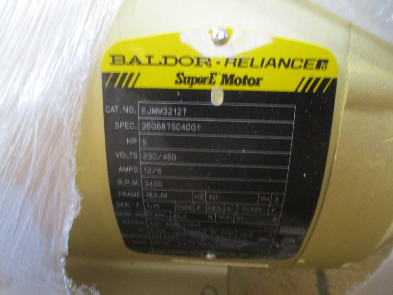 BALDOR EJMM3212T 230/460V 12/6A NSMP