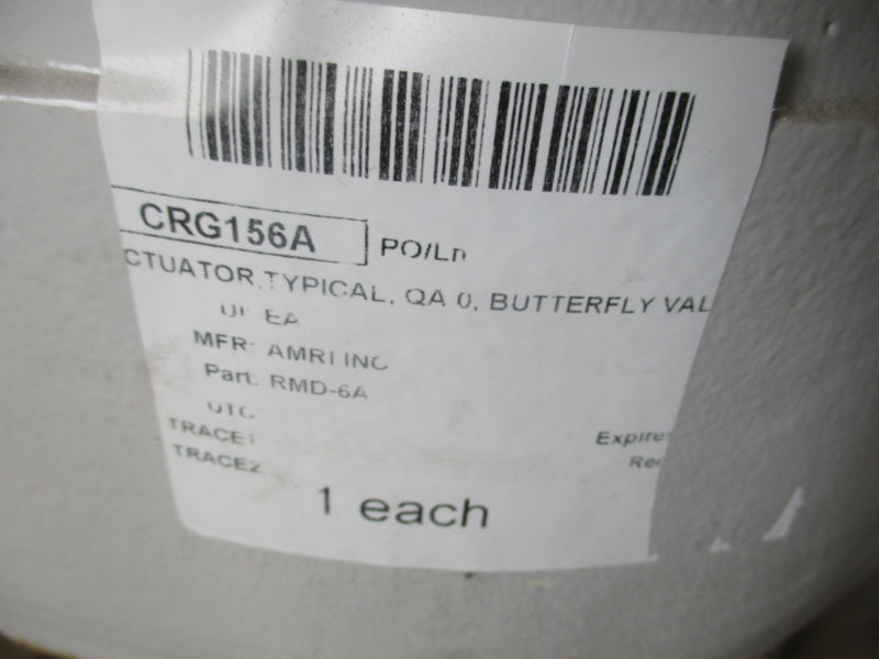 AMRI RMD-6A BUTTERLY VALVE ACTUATOR NSNP