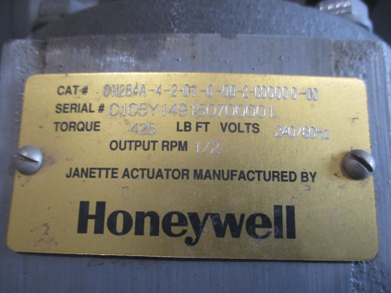 HONEYWELL JANETTE ACTUATOR 0H284A-4-2-01-0-00-2-000000-00 230/460V 1.5/.75A NSNP