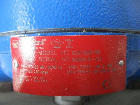 MAGNETROL XC29-2B30-FNB 120VAC 2.50A 500PSI NSNP
