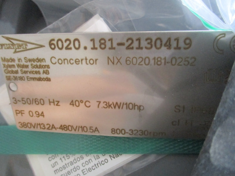 FLYGT 6026.181-2130419 380/480V 13.2/10.5A NSMP