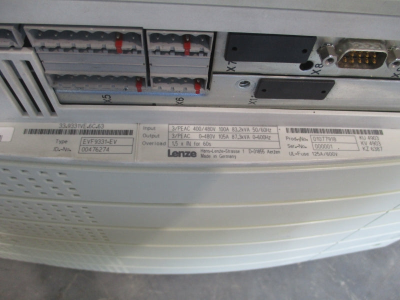 LENZE EVF9331-EV 33.9331VE.6C.63  400/480V 100A NSNP