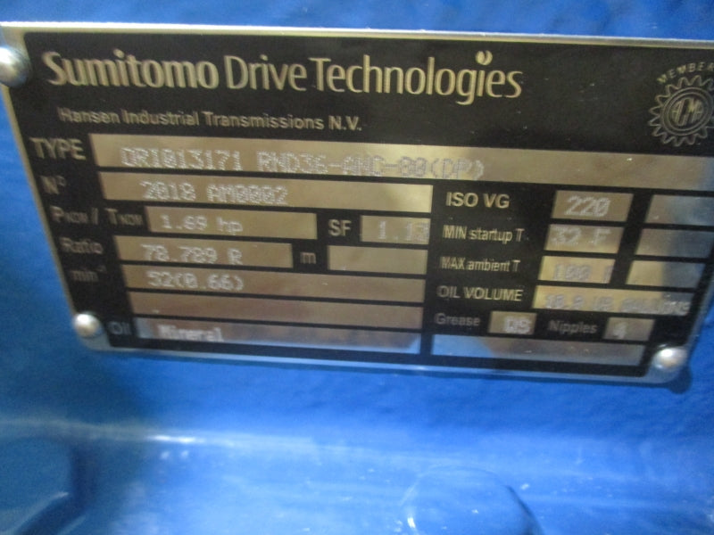 SUMITOMO DRIVE TECHNOLOGIES ORI013171 RND36-ANC-80(DP) NSNP