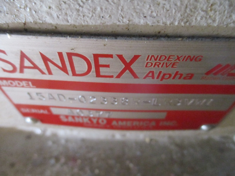 SANDEX ALPHA 15AD-02335R-LR3VWI 220V 3.4A UNMP