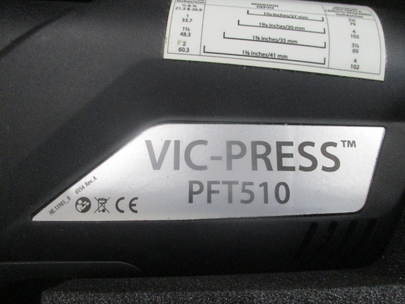 VICTAULIC PFT510 BATTER POWERED VIC PRESS CRIMPER 18VDC NSMP