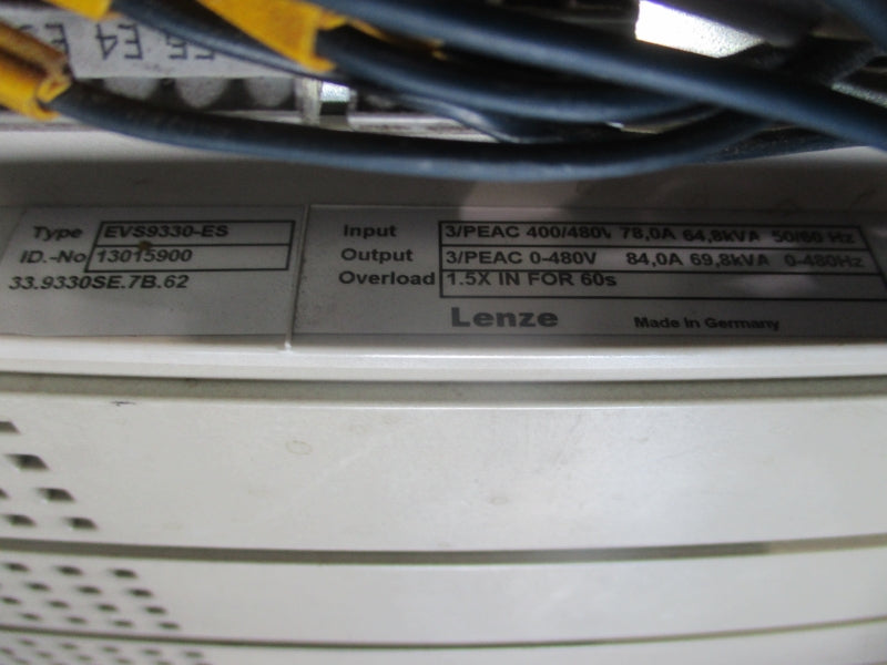 LENZE EVS9330-ES 13015900 400/480V 78.0A UNMP