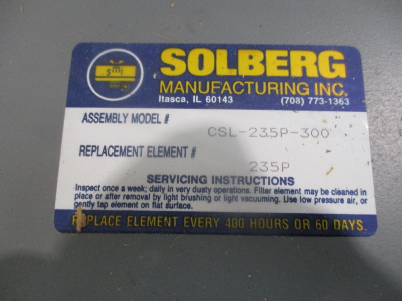SOLBERG CSL-235P-300 NSMP