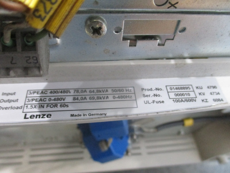 LENZE EVS9330-ES 13015900 400/480V 78.0A (AS PICTURED) UNMP