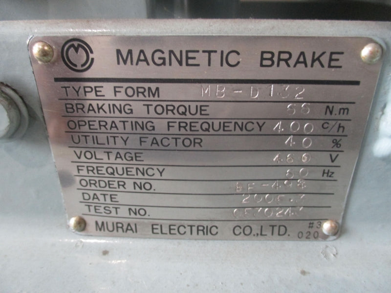 MURAI ELECTRIC MB-D132 460V NSNP