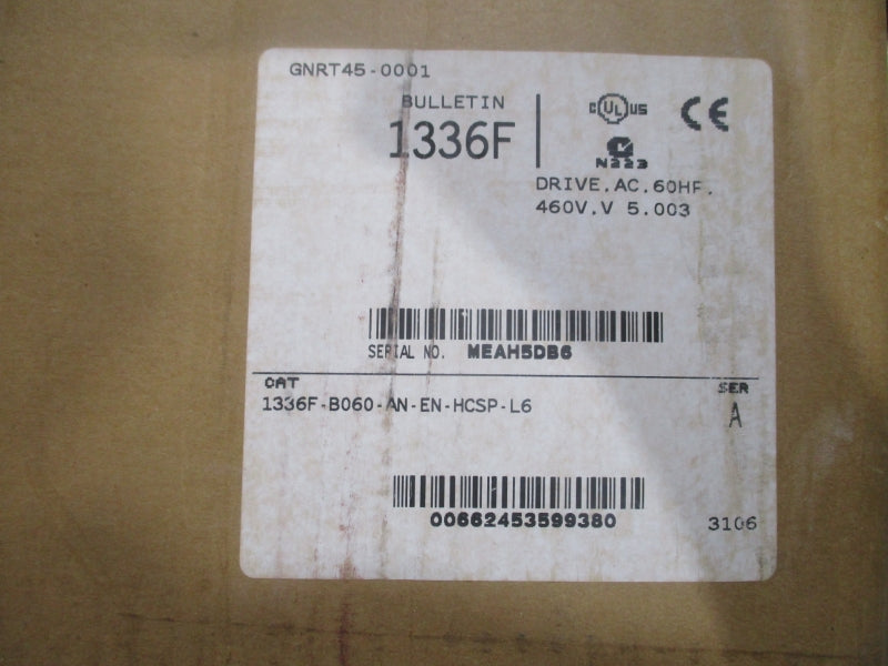 INDUSTRIAL SPARE PART 1336F-B060-AN-EN-HCSP-L6 SER. A 380-480V 82A (AS PICTURED) NSMP