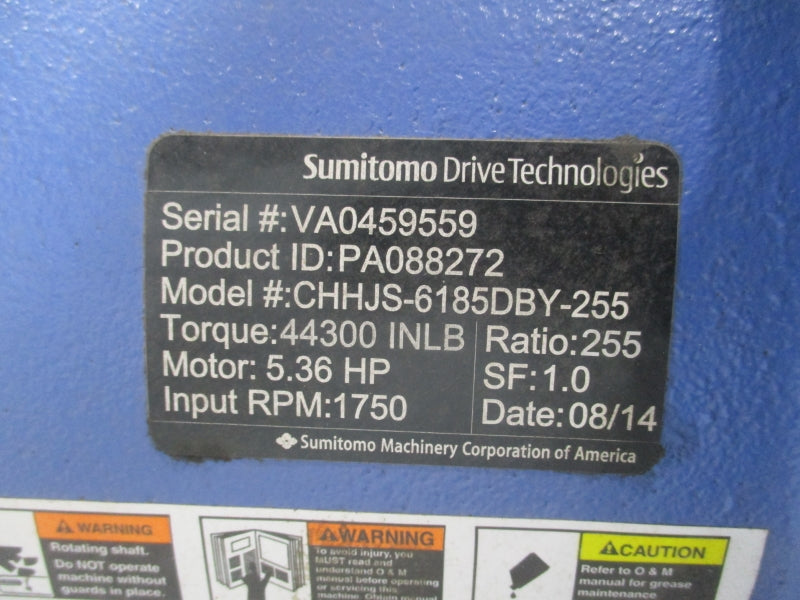 SUMITOMO CHHJS-6185DBY-255 PA088272 NSNP