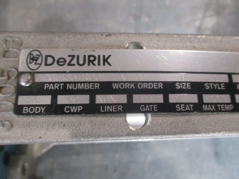 DEZURIK 9631637R001 6" NSNP