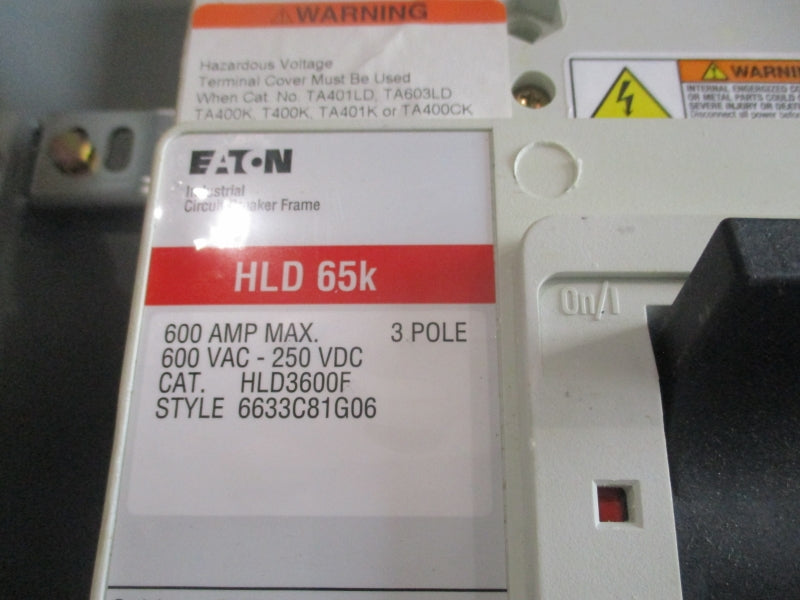 EATON SLDN600 with HLD3600F with LT3500T 600VAC 600A NSMP