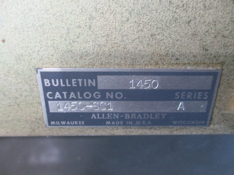 ALLEN BRADLEY 1450-SC1 SER. A NSNP