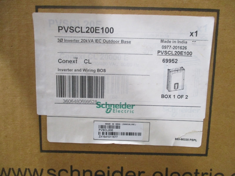 SCHNEIDER ELECTRIC PVSCL20E100 1000V 40A NSMP